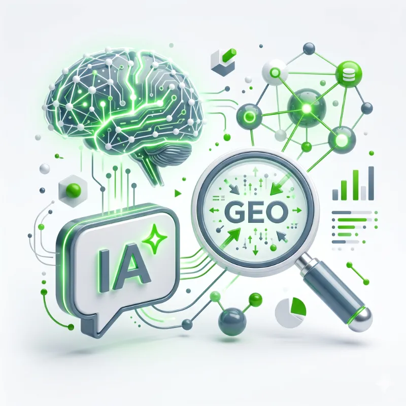 Ilustración Consultor GEO SEO IA