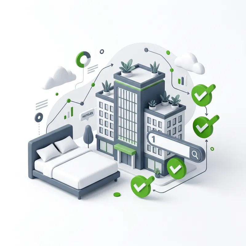 Ilustración SEO para Hoteles