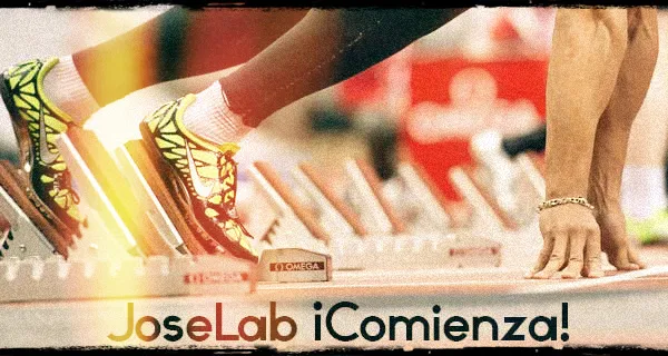 ¡Pum! Pistoletazo de salida. Comienza Jose Lab.