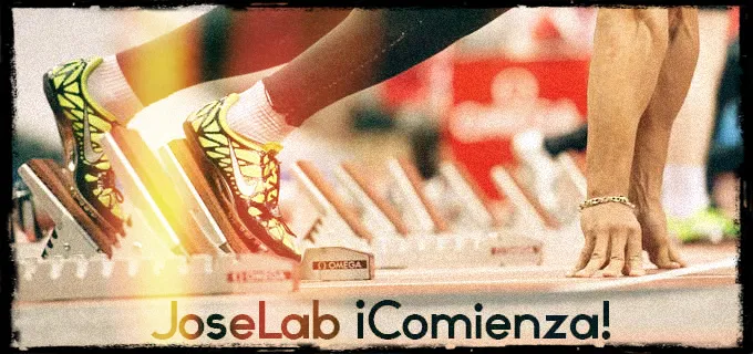 ¡Pum! Pistoletazo de salida. Comienza Jose Lab.