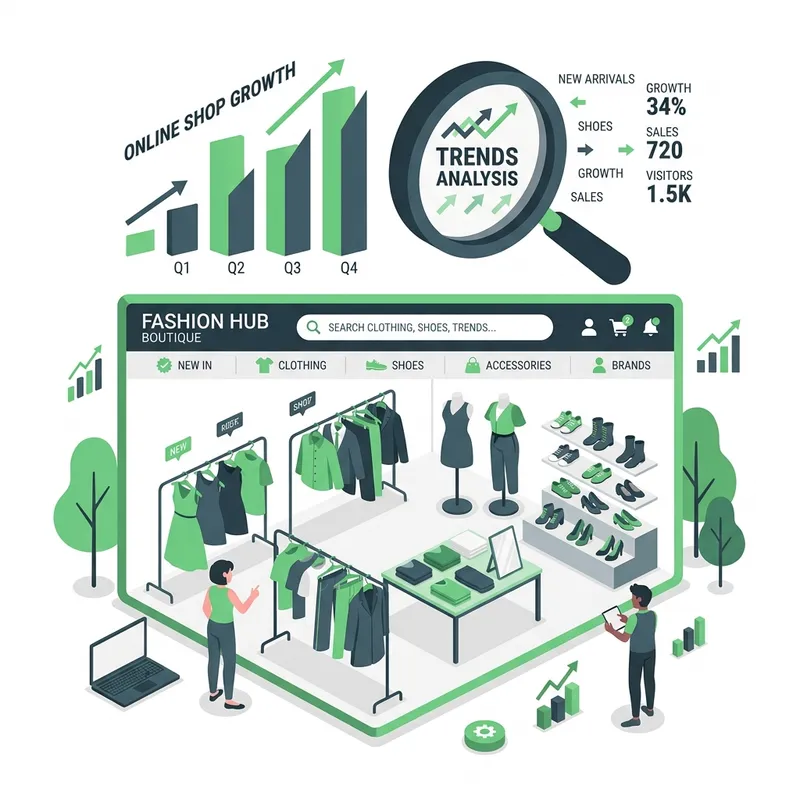 Ilustración SEO para Tiendas de Moda