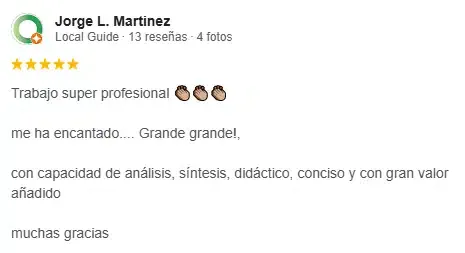 Opinión cliente JoseLab