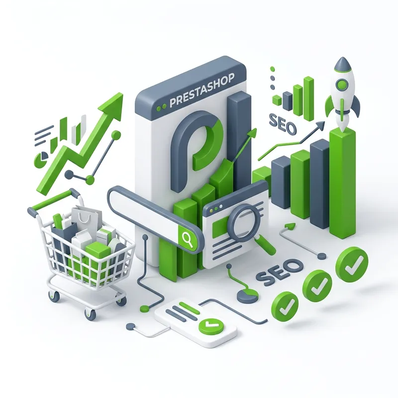 Ilustración Experto SEO PrestaShop