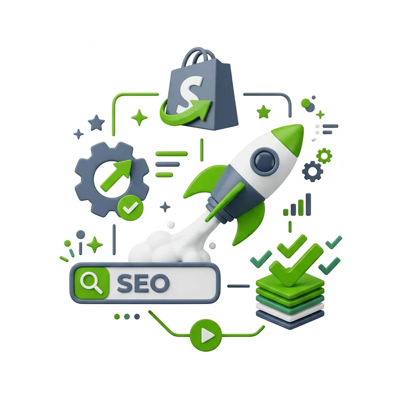 Ilustración Consultor SEO Shopify