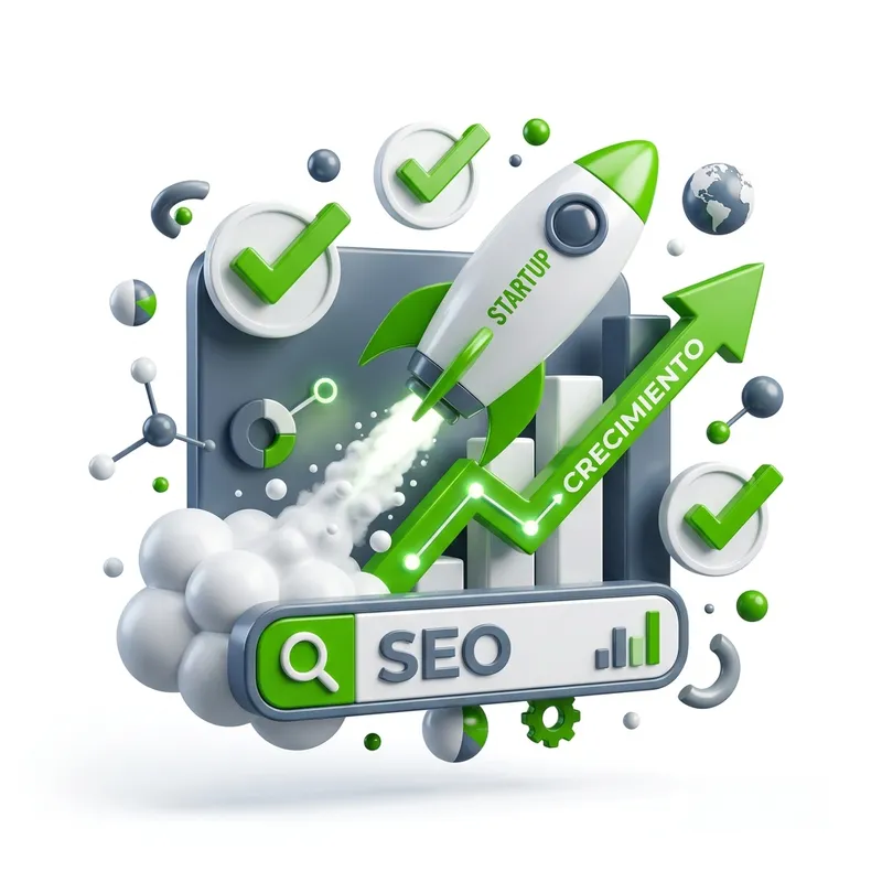 Ilustración SEO para Startups
